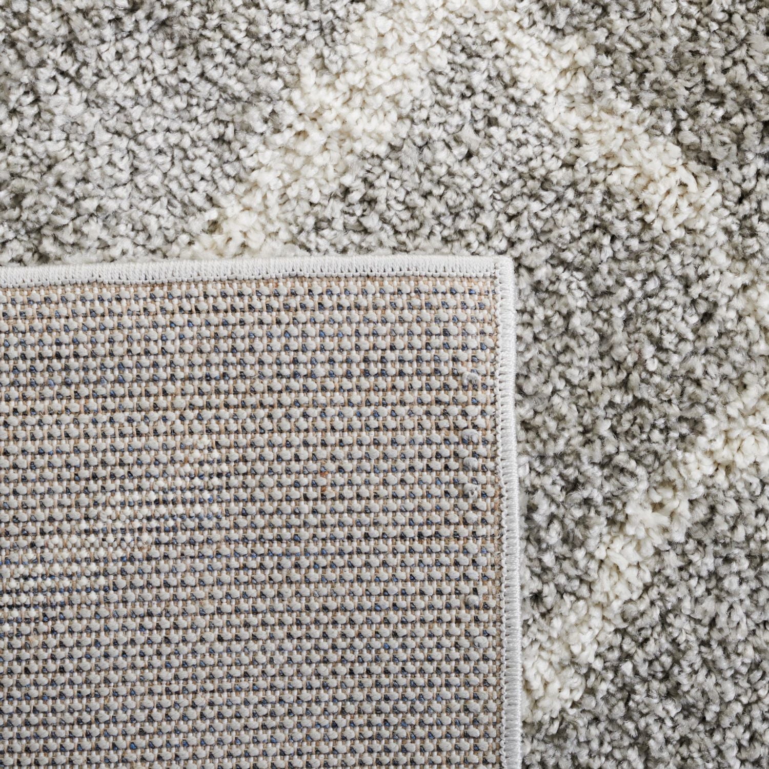 SAFAVIEH Berber Santana Geometric Shag Area Rug