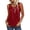Wine, variant on XPMWRP Women's Crew Neck Ruched Sleeveless Chiffon Tank Top Casual Loose Fit Camisole for Summer, Daily Wear, Layering Pink S