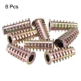 thumbnail image 3 of M6x25mm Furniture Screw-in Nut Zinc Alloy Color Zinc 8 Pack, 3 of 5