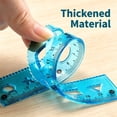 Bendable Ruler Set Clearance Under $1 Bendable Ruler Kit, Flexible Geometry Rulers for ...