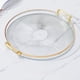 thumbnail image 4 of Uuiauoio Round Serving Tray, Elegant Round Tray with Gold Handle, Fruits Desserts Snacks Display Food Serving Tray, Decorative Platter for Vanity Bathroom Coffee Table, 4 of 6