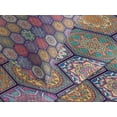 thumbnail image 4 of Ambesonne Mandala Quilted Bedspread Set 3 Pcs, Oriental Hexagon Motif, Queen Size, Multicolor, 4 of 5
