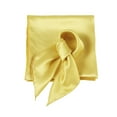 thumbnail image 1 of Daffodil Pure Silk Scarf | Ivory, Lemon Yellow, Gold | Small Head Scarf Or Large Square Shawl | Solid Colour Collection, 1 of 7