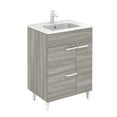 thumbnail image 5 of Ws Bath Collections Elegance 60 AN Base Elegance 24" Single Vanity Cabinet Only - Gloss, 5 of 7
