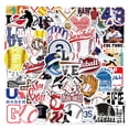 thumbnail image 1 of Calcomanías de vinilo impermeables para fanáticos de béisbol, 50 unidades, 1 of 2