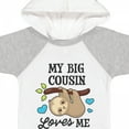 thumbnail image 4 of Inktastic My Big Cousin Loves Me with Sloth and Hearts Boys or Girls Baby Bodysuit, 4 of 5