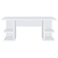 thumbnail image 3 of Alice 71-inch 4-shelf Engineered Wood Writing Desk White, 3 of 10