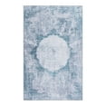 thumbnail image 3 of Unique Loom Yara Collection Area Rug - Nayer (5' x 8' Rectangle Teal Ivory/Gray), 3 of 7