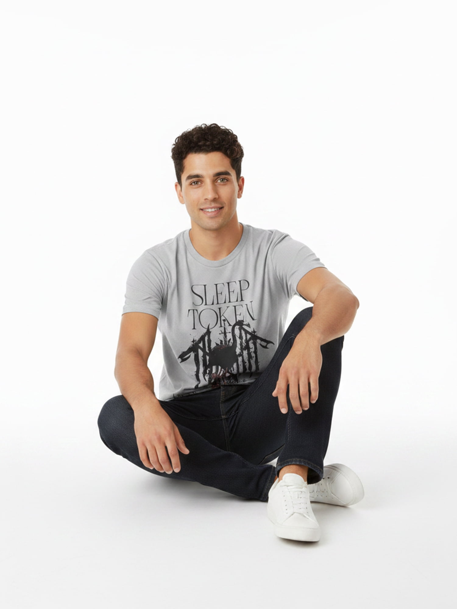 Sleep Token Men’s Graphic Short Sleeve Tee, Maize Print, Sizes S–3XL