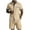 Khaki, variant on Mens Pink Linen Blend Casual 2 Piece Set | Short Sleeve Shirt & Matching Shorts Summer Co-ord for Beach Vacation,Size S