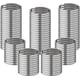 thumbnail image 1 of Paquete de 100 anillos de llavero redondos de 20 mm, duros y duraderos, se aplican a la llave para el hogar, llaves del auto, colgantes, manualidades artísticas de bricolaje..., 1 of 5