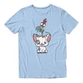 thumbnail image 2 of Disney Moana Cute Pua and Heihei Men's T Shirt (Light Blue, S-XXXL), 2 of 4