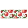 thumbnail image 6 of Yayeee Kitchen Valance Rod Pocket 54" x 18" Living Room Window Curtain, Apple Pattern, 6 of 6