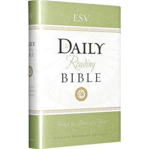 Pre-Owned ESV Daily Reading Bible, Hardcover, Black Letter Text (Hardcover) 1581347103 9781581347104