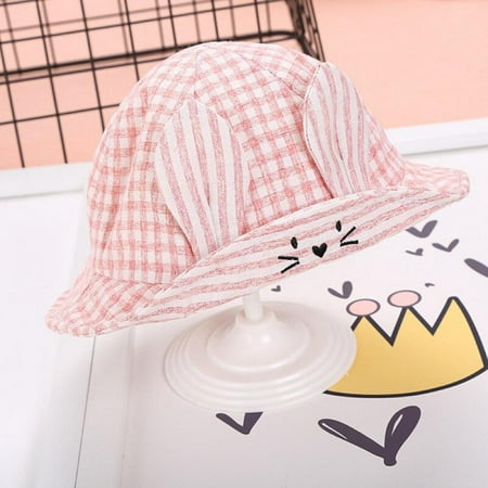 

Clearance!Baby Summer Outdoor Bucket Hat Children Floral Print Panama Cap Sun Beach Cap Lovely Princess Baby Girl Hats
