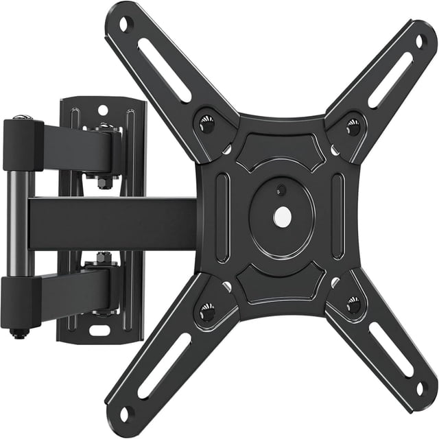 ELIVED Soporte de pared para monitor de TV de movimiento completo con certificación UL para la mayoría de televisores y monitores de pantalla plana LCD LED de 14 a 42 pulgadas, rotación de extensión g