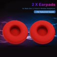 thumbnail image 3 of 1 par de almohadillas de repuesto para auriculares inalámbricos Beats Solo 2/3 (rojo) Tmvgtek 3bj0kw8dn9kn0tv8D03, 3 of 8