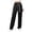 Black #024, variant on Wide Leg Jeans Woman Elastic Waist Baggy Drawstring Pull On Trouser Jeans High Waisted Stretchy Straight Leg Denim Pants
