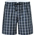 thumbnail image 2 of Shorts de Pyjama pour Hommes en Coton, Short de Sommeil avec Poches, Bas de Sommeil, Shorts de Détente à Carreaux, 2 of 5