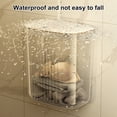 thumbnail image 4 of CSChome Panier à Linge Sale Panier à Linge Mural Imperméable Transparent Garde Propre avec Couvercle Rangement pour Linge, 4 of 6
