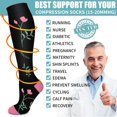 thumbnail image 5 of CAILDANL Hebe Compression Socks for Women & Men Circulation(6 pairs)-Graduated Supports Socks for Running, Athletic Sports, 5 of 7