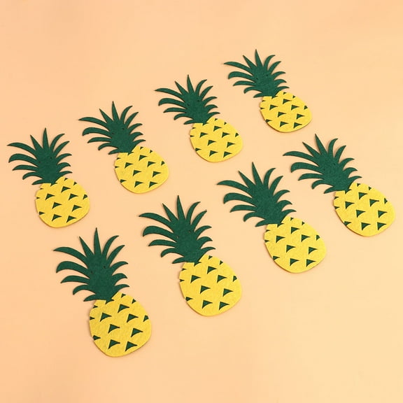 TAILTOSS Hawaii Party Atmosphere 1Pack Pineapple Bunting Banner Nonwovens Decorative Indoor Outdoor
