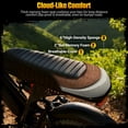thumbnail image 7 of ESKUTE V100 Electric Bike for Teens Adults Students, 750W 28 Mph 48V 18 Ah,16"x4.0" Fat Tire E Bicycle, 7-Speed Dual Suspension Mountain EBike Black, UL2849, 7 of 7
