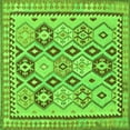 thumbnail image 1 of Ahgly Company Indoor Square Southwestern Green Country Area Rugs, 5' Square, 1 of 1