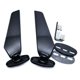 thumbnail image 3 of Para BMW S1000RR S1000 RR HP4 2009-2018 Espejo retrovisor de Piezas de motocicleta con ala de viento giratoria ajustable de 360 ​​°, práctico negro, 3 of 5