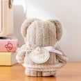 thumbnail image 5 of Cute Bear-Shaped Towel Gift, Soft Absorbent Multi-Color Bear Towel for Birthdays, Weddings & Valentine's Gifts for Her, Girlfriend, Wife, 5 of 5