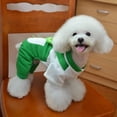 thumbnail image 3 of Mono suave 100 % algodón con diseño de rana para perro, disfraz de cosplay para mascota L, 3 of 9
