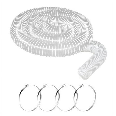 WM25 PVC Dust Collection Hose & 2 1/2In Ports 10Ft,Dust Collection Hose, PVC Fume Collection