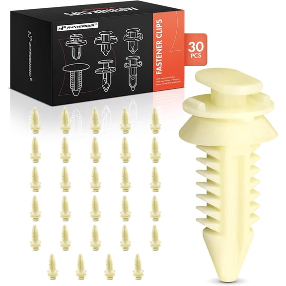 A-Premium 30PCS Door Panel Clips Retainers Compatible with Chevrolet & GMC GM Truck SUV - Silverado, Suburban, Sierra, (C/K Class) 1500 2500, K10, C1500 Suburban