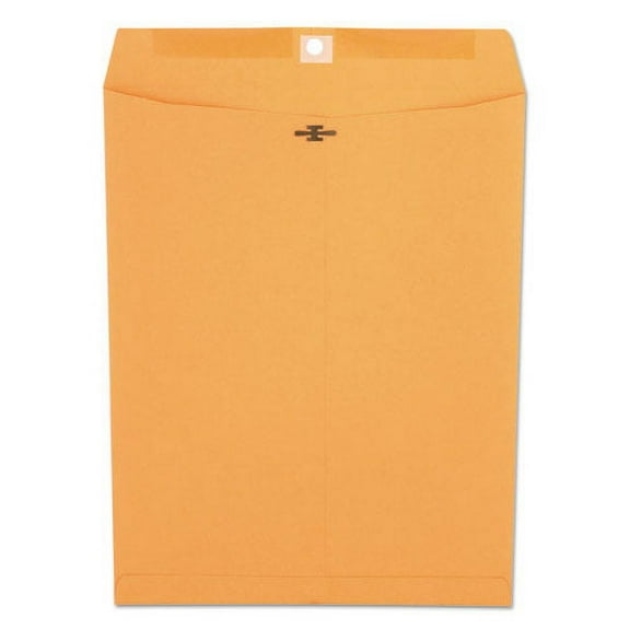 Kraft Clasp Envelope, 32 lb Kraft Stock, #97, Square Flap, Clasp/Gummed Closure, 10 x 13, Brown Kraft, 100/Box | Bundle of 2 Boxes