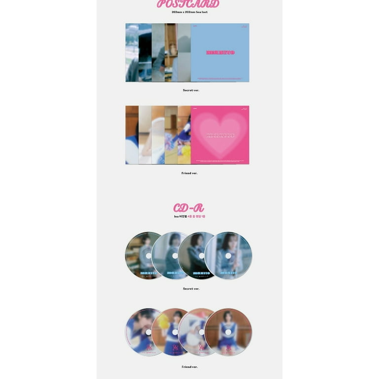 QWER CD アルバム 新品未開封 Secret ver. QWER 1st Mini Album [MANITO] Secret Ver. CD+64p Book+P.Card+