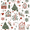 White Nordic Christmas House, variant on Yayeee Kids Hooded Towels Toddler Soft Absorbent Beach Bathing Wrap 50" x 23.5", White Nordic Christmas House