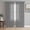 Dark Gray, variant on Vintage Dark Gray Semi Sheer Window Curtains 84 Inches Long, Farmhouse Retro Solid Color Linen Texture Rod Pocket Voile Silky Chiffon Curtain Light Filtering Drapes for Living Room, 52"x84", 2 Panels