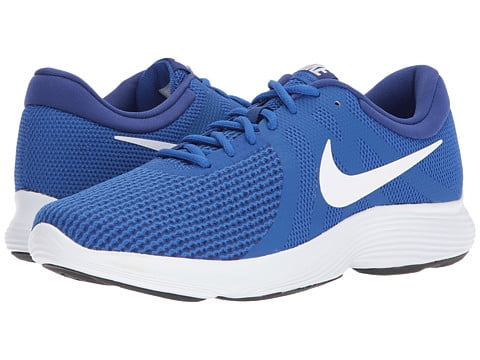 maatschappij Valkuilen US dollar Nike REVOLUTION 4 Mens Blue White Athletic Running Shoes - Walmart.com