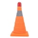 thumbnail image 3 of Cono de seguridad vial 30x19x19cm Cono de estacionamiento reflectante portátil plegable con luz de advertencia LED, 3 of 15