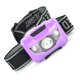 thumbnail image 4 of EeaseMX Linterna frontal impermeable de 120 lúmenes con 4 modos de iluminación para correr, senderismo, camping, lectura, pesca, caza y jogging (morado), 4 of 7