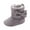 Gray, variant on Girls Boots Christmas Gift Baby Girls Boys Snow Boots Plush Soft Sole Anti-Slip Warm Winter Shoes Toddler First Walkers Save Big