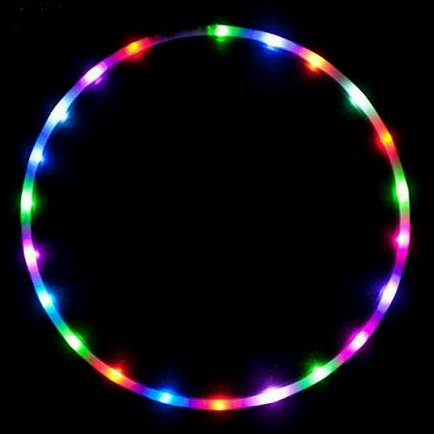 LED Hoop Light Weight Exercise Hoops LED Light Up Hoops Dancing Hoops for Kids and Adults