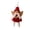 Red, variant on Christmas Plush Angel, Angel Wings Hanging Dolls Decor, for Christmas Tree Gift Festival Wedding, Pink