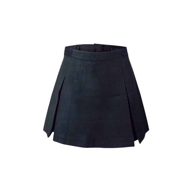 Falda escolar azul para niñas de talla 12 a 16