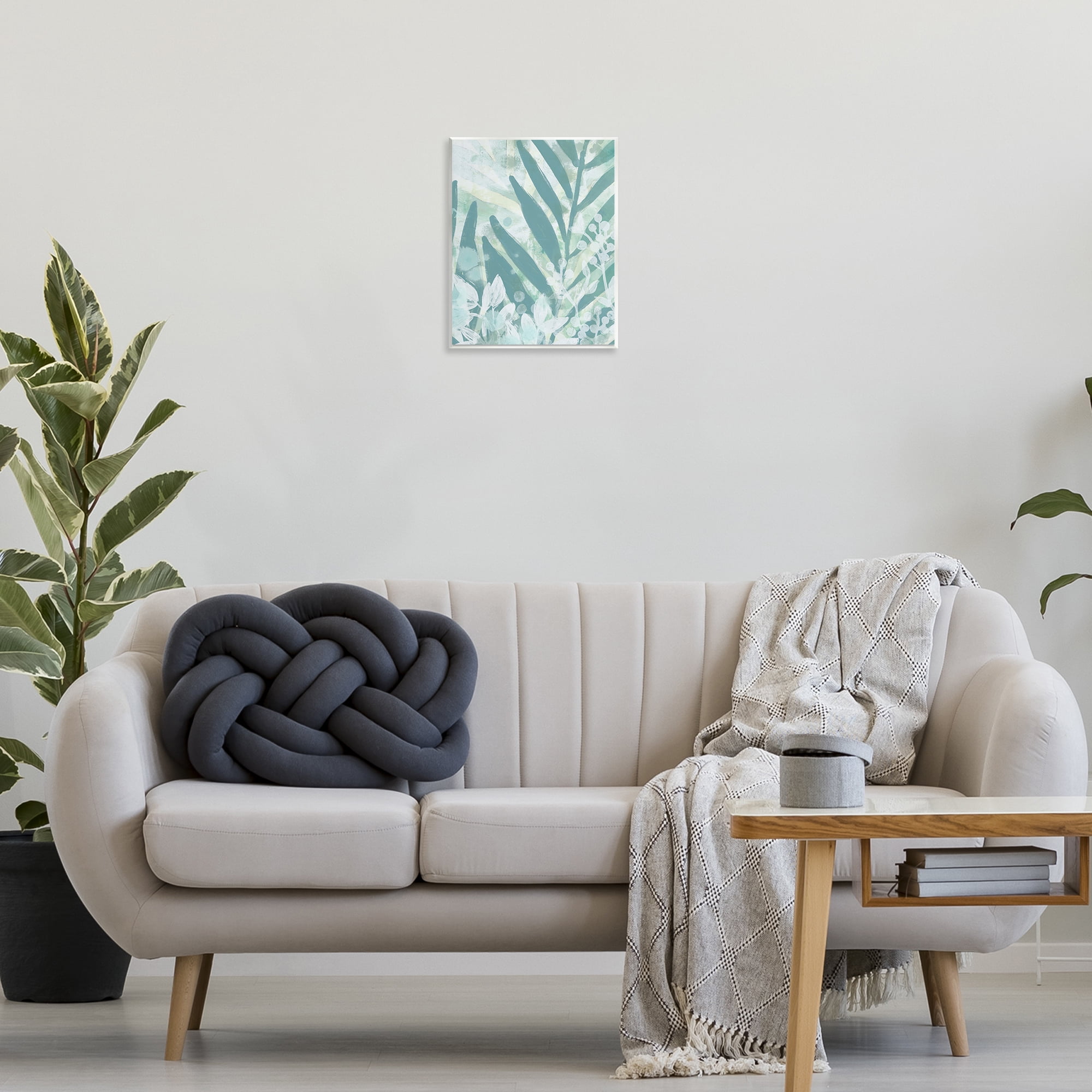 Stupell Industries Modern Splatter Palms Botanical & Floral Painting Unframed Art Print Wall Art, 11 x 14