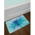thumbnail image 2 of Spires Bath Mat, Modern Creative Computer Art Design with Psychedelic Style Alternate Shapes Image, Non-Slip Plush Mat Bathroom Kitchen Laundry Room Decor, 29.5 X 17.5 Inches, Teal Blue, Ambesonne, 2 of 2