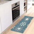 thumbnail image 5 of Cute Christmas Snowflakes Bathroom Rug 39x20 Non Slip Quick Dry Washable Bathroom Mats for Bedroom Living Room Kitchen, 5 of 7