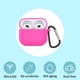 thumbnail image 3 of Tmvgtek Funda Para Auriculares Con Funda Para Auriculares Para Apple Airpods 3 (Rosa Roja), 3 of 9