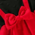 thumbnail image 4 of Ketyyh-chn99 Baby Toddler Girl Outfit Dress Party Dresses Romper Top Skirt Set Little Girl Overall Dress Black,12M, 4 of 5