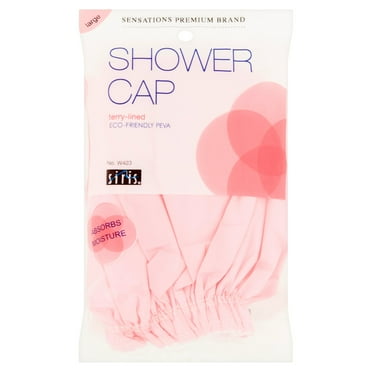 Siris Sensations Premium Brand Large Terry-Lined Shower Cap W423